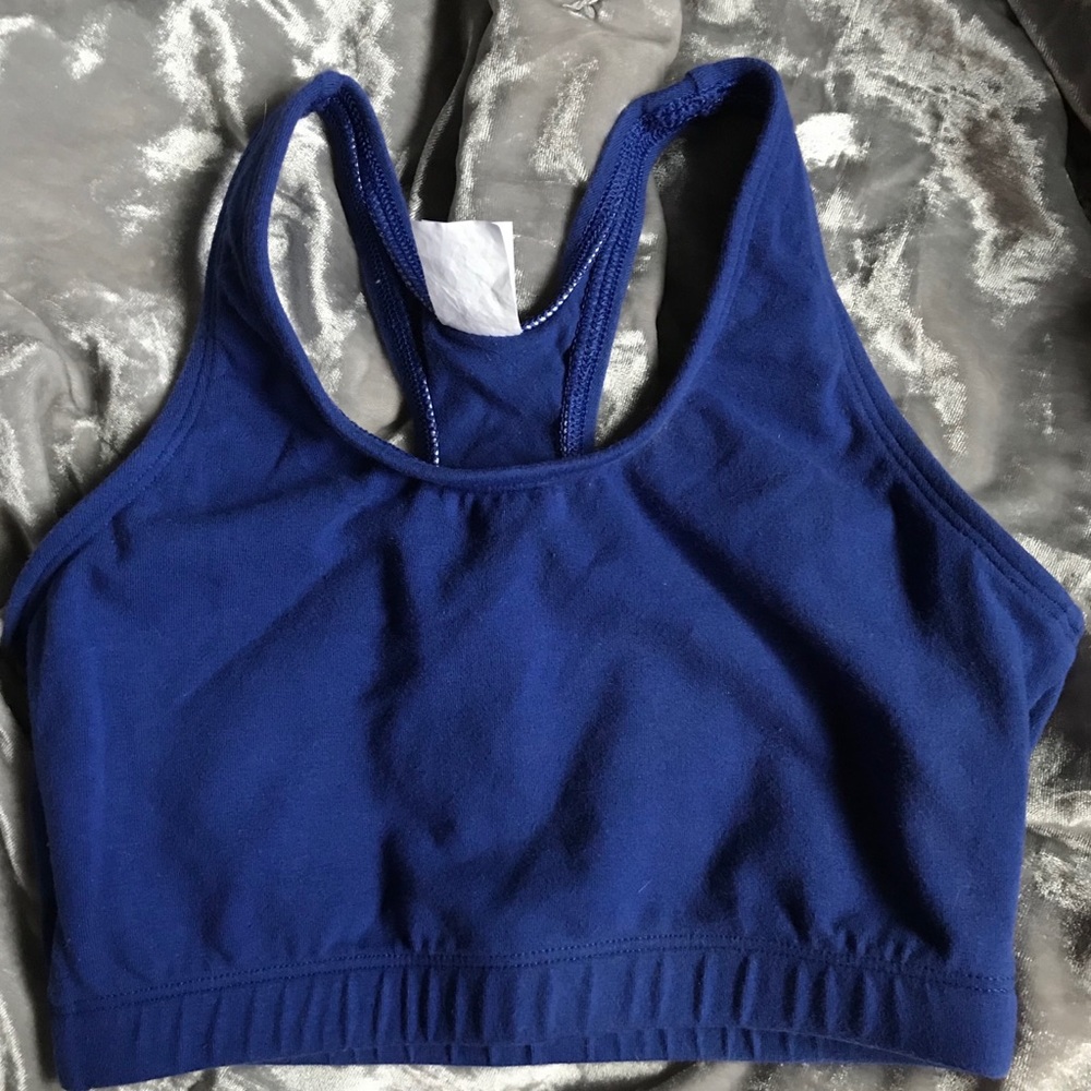 Varsity blue bra